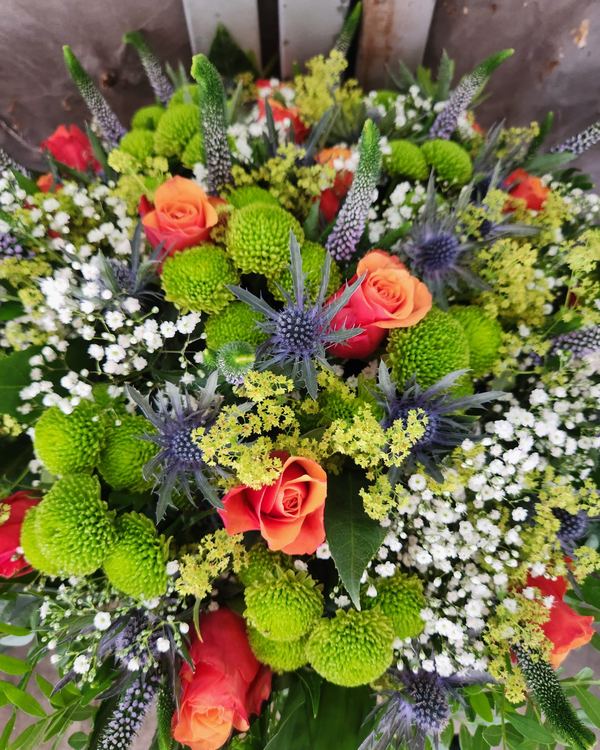 Individuell gebundener Blumenstrau&szlig; von Blumen Cornielje