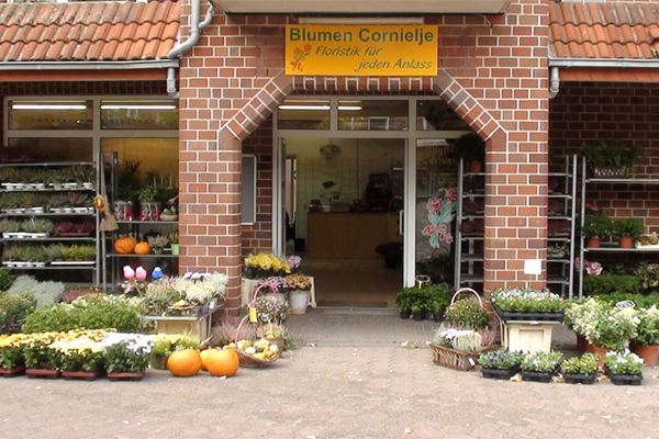 Blumenladen Cornielje im Geschäftszentrum Auf der Lieth in Paderborn